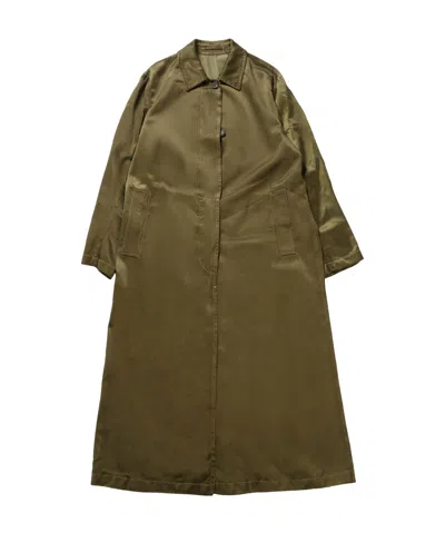 Dries Van Noten Raltonas Coat In Khaki