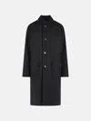 Dries Van Noten Wool-blend Coat In Black