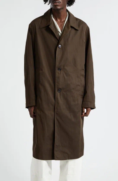 Dries Van Noten Rankles Oversize Coat In Khaki 606