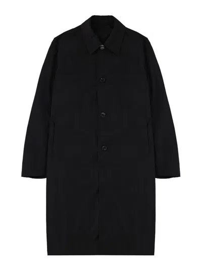 Dries Van Noten Rankles Trench Coat In Black