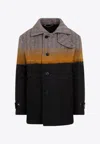 Dries Van Noten Multicolor Stand Collar Coat In Multicolor