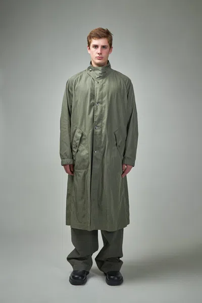 Dries Van Noten Rannon Coat In Green