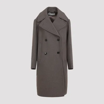 DRIES VAN NOTEN DRIES VAN NOTEN RAQUEL DOUBLE-BREASTED PEACOAT JACKET FOR WOMEN