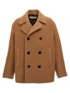 Dries Van Noten Wool Coat For Men In Beige