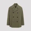 Dries Van Noten Razel Short Coat In Khaki
