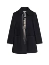Dries Van Noten Women Rebela Wool Blend Coat In Black