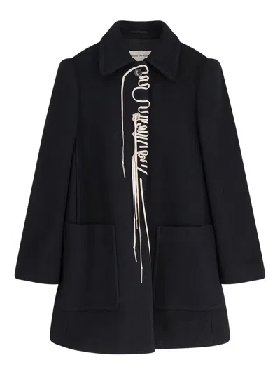 DRIES VAN NOTEN REBELA WOOL BLEND COAT