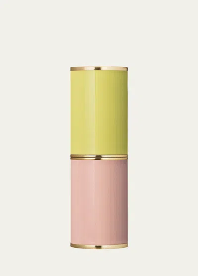 Dries Van Noten Refillable Lipstick Case In Pink Yellow