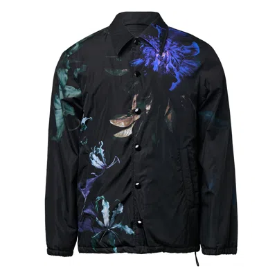 Dries Van Noten Regular Fit Coach Jacket With Drawstring In Black