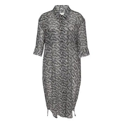 Dries Van Noten Regular Fit Shirt Dress In Black