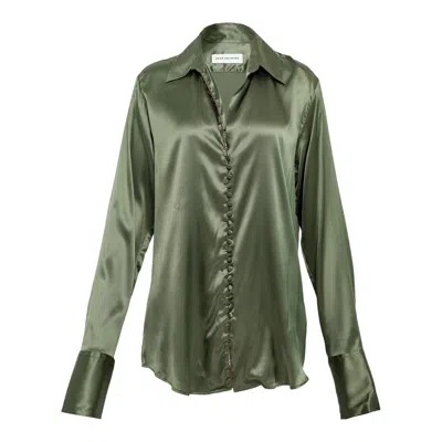 Dries Van Noten Regular Fit Shirt In Green