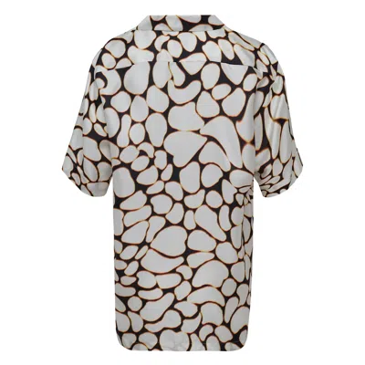 Dries Van Noten Regular Fit Short Sleeve Camp Top In Multi