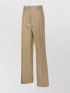 Dries Van Noten Regular Fit Tailored Trouser With Wide Leg