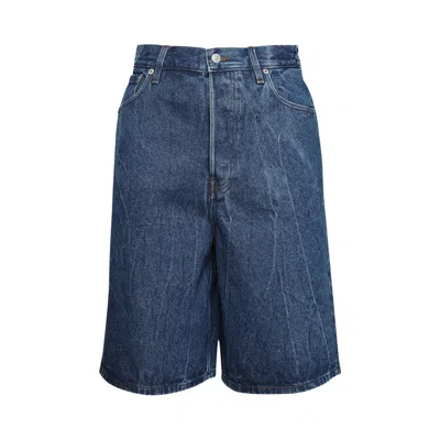 Pre-owned Dries Van Noten Relaxed Fit Shorts 'blue' | Men's Size 32