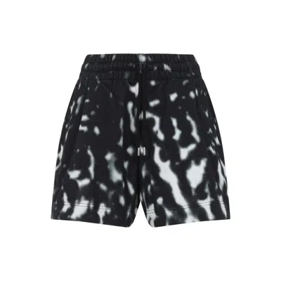 DRIES VAN NOTEN DRIES VAN NOTEN RELAXED FIT TIE-DYE SHORTS WITH ELASTIC WAISTBAND