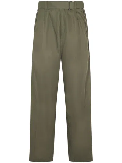 Dries Van Noten Relaxed Fit Trousers In Green