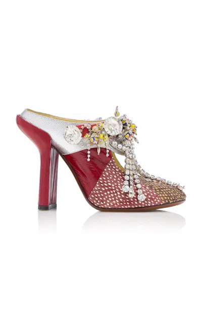 Dries Van Noten Retro Round Toe Stiletto In Multi
