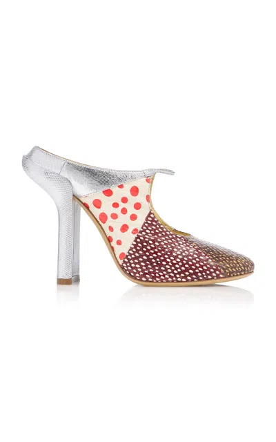 Dries Van Noten Retro Round Toe Stiletto In Multi