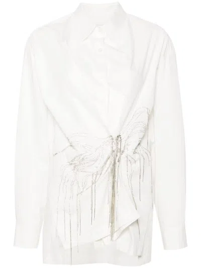 DRIES VAN NOTEN RHINESTONE-EMBELLISHED SHIRT