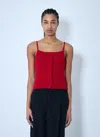 Dries Van Noten Women Rib Tank Top In Red