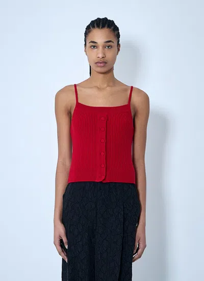 DRIES VAN NOTEN RIB TANK TOP