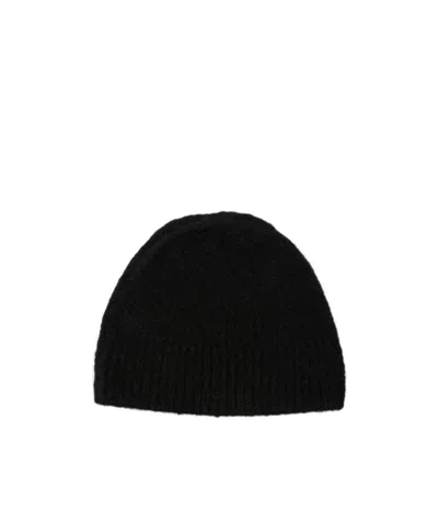 Dries Van Noten Ribbed-knit Beanie Hat In Black