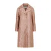 Dries Van Noten Ricca Double Breasted Jacket For Women In Pink