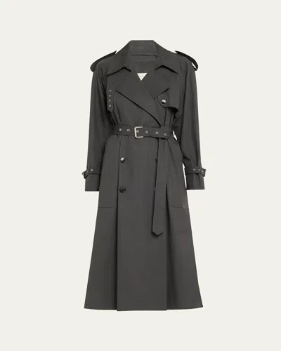 Dries Van Noten Risto Cotton Belted Trench Coat