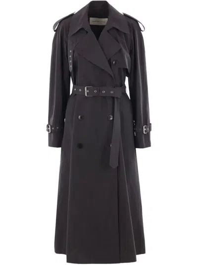 Dries Van Noten Risto Raincoat Clothing In Grey