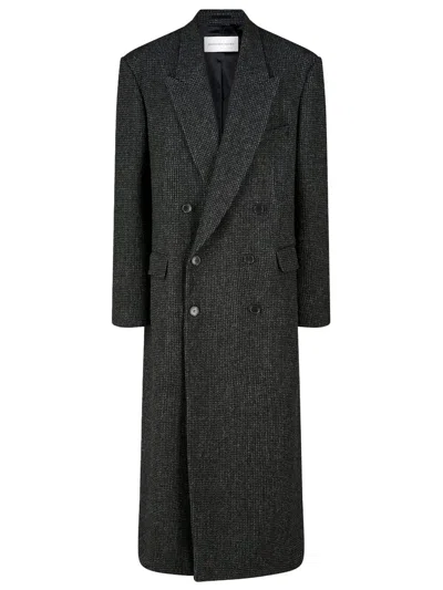 Dries Van Noten Ritson Double Breasted Coat In Black