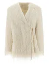 Dries Van Noten Rivla' Coat In Neutral