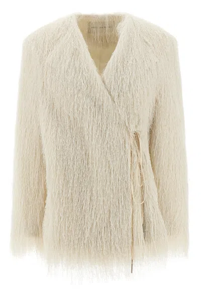 Dries Van Noten Rivla Coat In White
