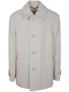 Dries Van Noten Long-sleeved Lapel Coat In White