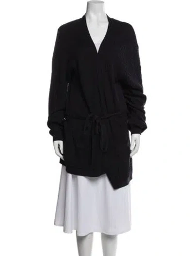 Pre-owned Dries Van Noten Robe In Black