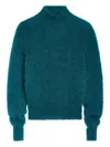 Dries Van Noten Roll-neck Sweater In Blue