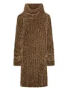 Dries Van Noten Roll-neck Sweater In Brown