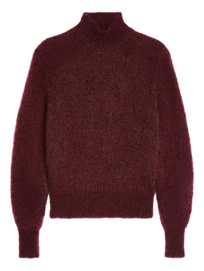 Dries Van Noten Roll-neck Sweater In Red