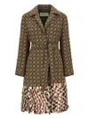 Dries Van Noten Roltas Coat With Sequins Clothing In Green
