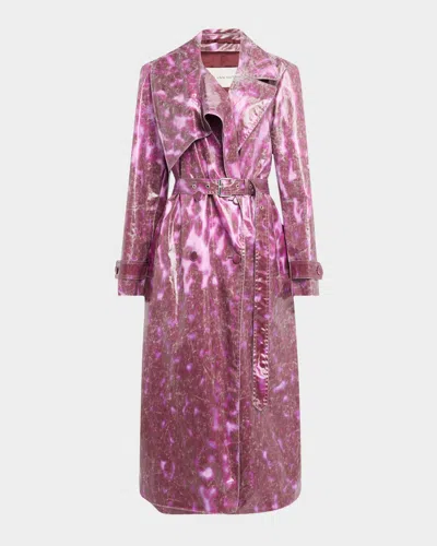 Dries Van Noten Ronaldi Belted Coated Cotton Trench Coat