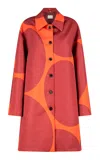 Dries Van Noten 00130-rondero 3099 W.w.coat In Orange