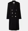 Dries Van Noten Womens Black Rosea Jewel-embellished Woven Coat In Black