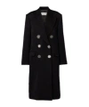 Dries Van Noten Womens Black Rosea Jewel-embellished Woven Coat In Black