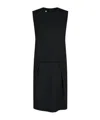 Dries Van Noten Dorenta Drop-waist Sleeveless Midi Dress In Black