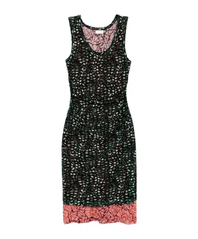 Dries Van Noten Round Neck Sleeveless Dress In Black