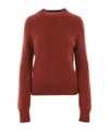 Dries Van Noten Round Neck Sweater In Red