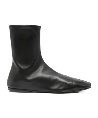 Dries Van Noten Round Toe Ankle Boots