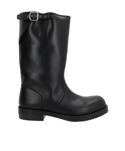 DRIES VAN NOTEN DRIES VAN NOTEN ROUND TOE BOOTS