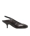 Dries Van Noten Stylish Slingback Kitten Heel Pumps In Multi