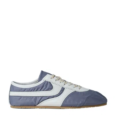 Dries Van Noten Round-toe Lace-up Sneakers In Blue