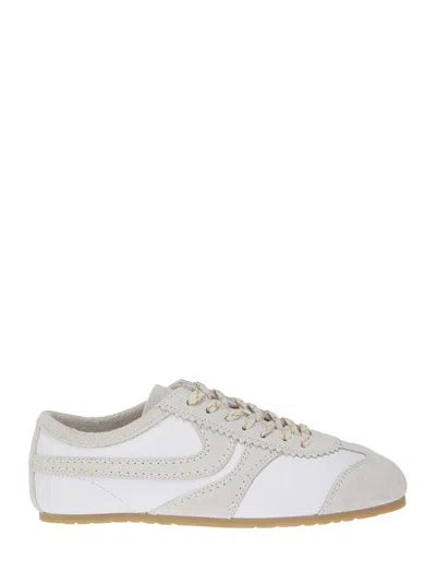 Dries Van Noten Dustin Mixed Leather Retro Sneakers In Multi